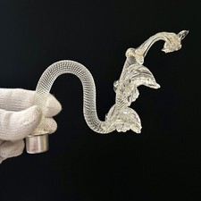 Foglia Bassa Piegata Vetro Murano Glass Ricambio Candelier Lampadario Veneziano