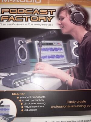 M-audio Podcast Factory Compatible With Windows And Macintosh