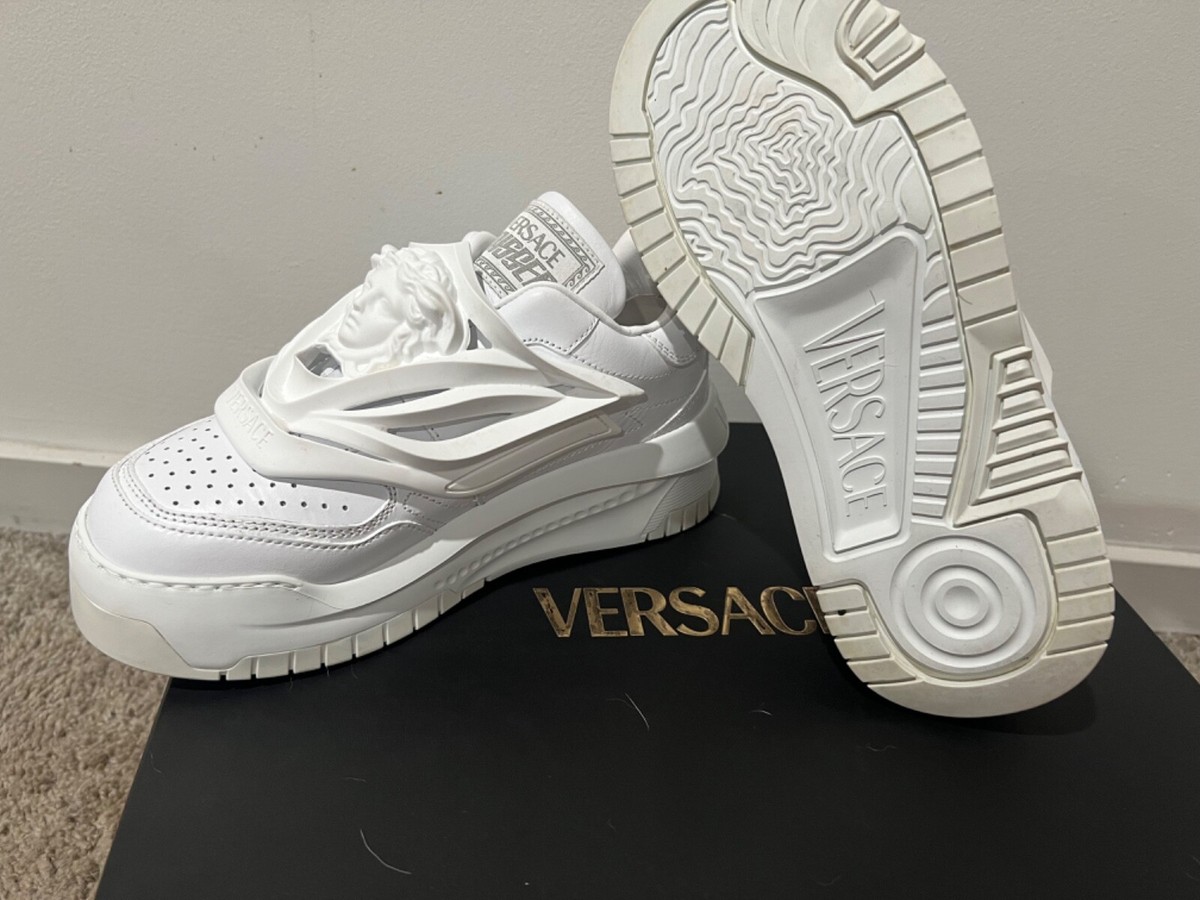 Versace Odissea Women White Sneakers New | eBay