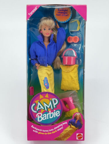 NEW vintage 1993 Camp Teresa Friend of Barbie Doll Mattel #11078 NIB - Afbeelding 1 van 11