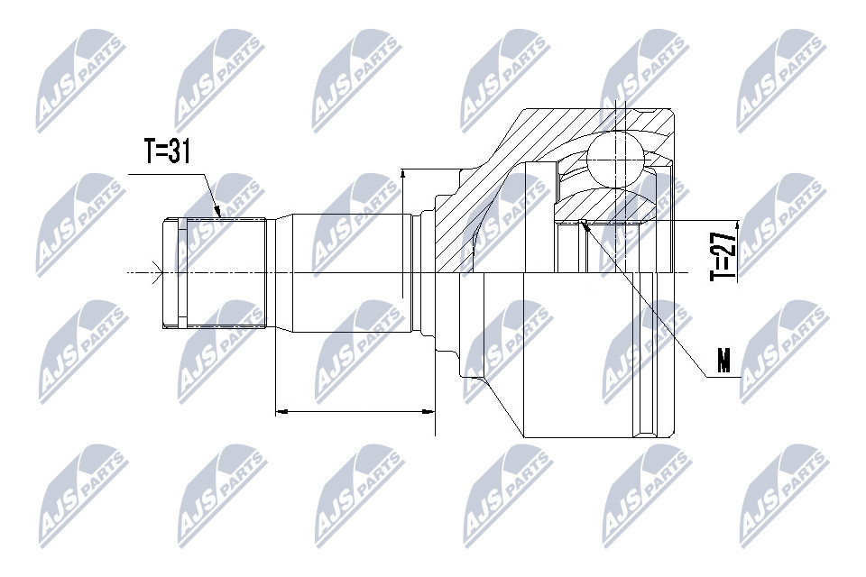 Fits NTY NPW-VV-095 INNER CV JOINT ⭐UK Stock⭐ - Image 7