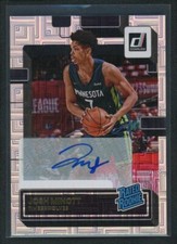 2022-23 JOSH MINOTT AUTO PANINI DONRUSS INFINITE RATED ROOKIE RC #245