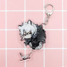 Anime Arknights SilverAsh keychain cospaly Keychain Pendant Key Ring  Keychain