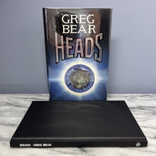 Heads by Greg Bear SIGNED 1990 Century Legend UK 1st Edition & Print HC DJ - Picture 13 of 14
