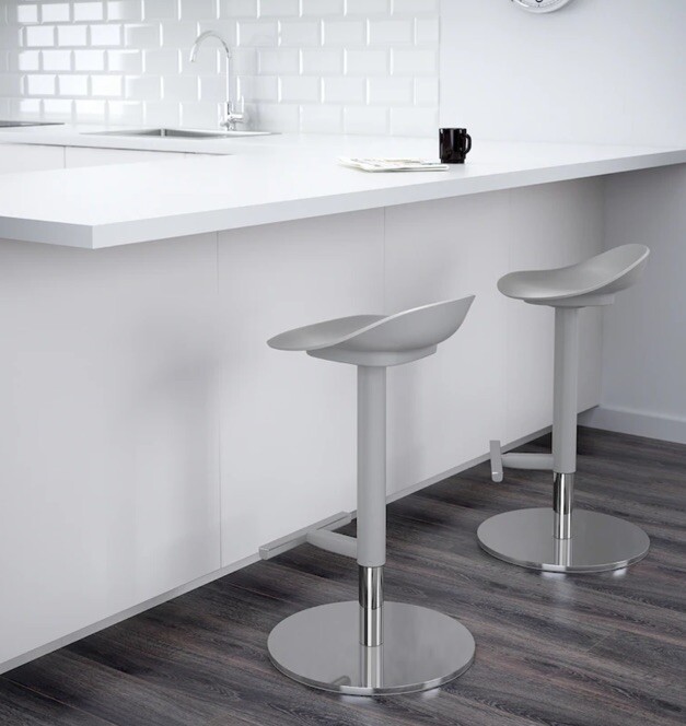 Janinge Kitchen Counter Chairs Ikea IKEA Janinge White Danish