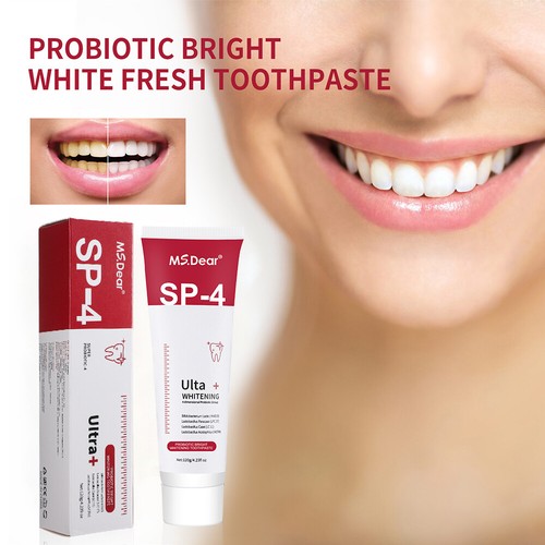 Sp-4 Probiotic Toothpaste for Whitening Bleaching Teeth Stain Toothpaste - Picture 10 of 26