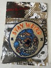 Kidrobot STITCH AND DESTROY Embroidered Patch STAY WEIRD Mascot Vinyl Figure Toy — photo 1