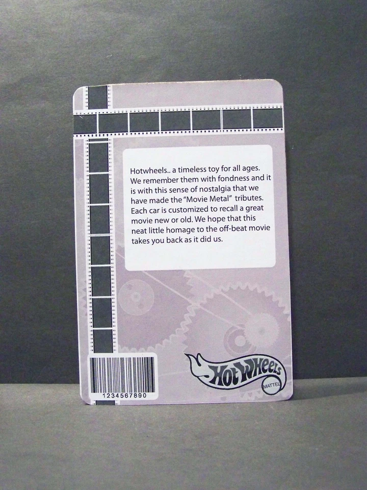 Custom HotWheels "BLASPHEMI" and package from  ROADKILL series 55 CHEVY GASSER - Image 4 of 4