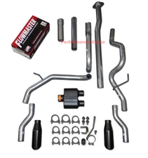 09-14 Ford F150 4.6 5.0 5.4 Catback Dual Exhaust Rear Exit - Flowmaster Super 10