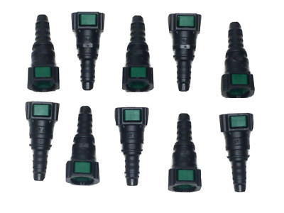 ARaymond (10 Pack) Quick Connectors Diameter 9.49mm   3/8  SAE Straight
