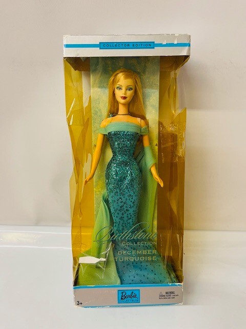 Birthstone Collection December Turquoise Barbie Doll 2002 Birthstone Collection December Turquoise Barbie Doll 2002