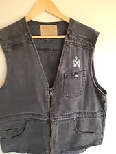 Custom H-street Alpha Girls Denim Vest Size Large