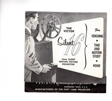 Victor Animatograph Corp. "Silent 16" 16mm Silent Motion Picture Projector Ad