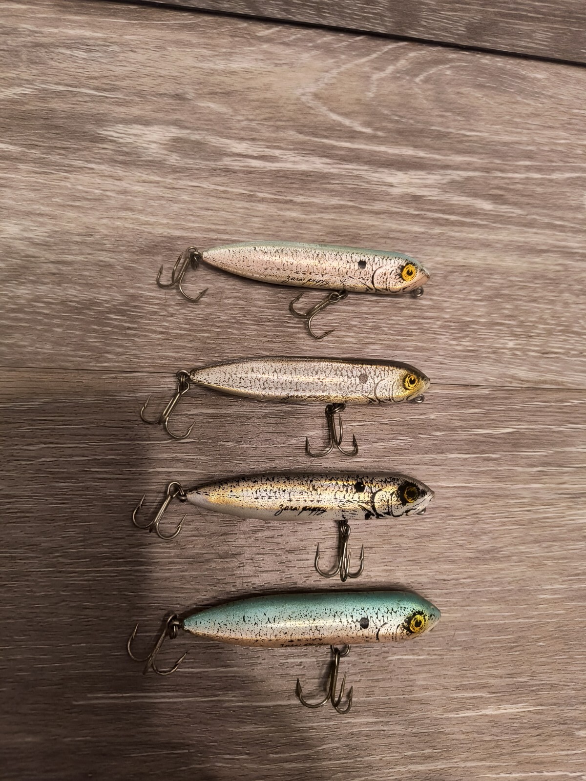 4 Heddon ZARA PUPPY Topwater Lures, Great Condition! - Image 2
