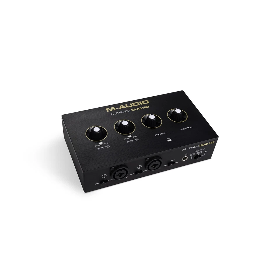 M-Audio M-Track Duo HD Pro-grade 24-bit 2-In 2-Out USB-C Audio Interface - Image 3 of 4