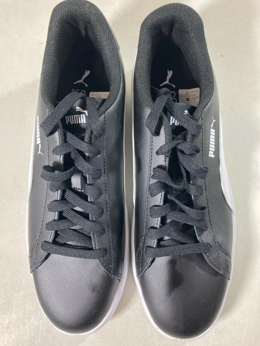 Puma smash v2 black leather new arrivals