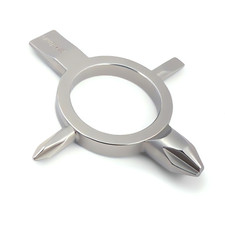 Screwdriver Keychain with Phillips and Flat Head - Tiny EDC Pocket Tool  1 2 