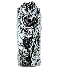 Devil & Flame Sword Metal Lighter Case Cover Sleeve Fits Standard Bic Lighter J6