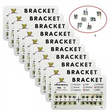 10 packs Dental Orthodontic Braces Bracket Mini Roth 0.22"Slot 345 Hooks roth #2