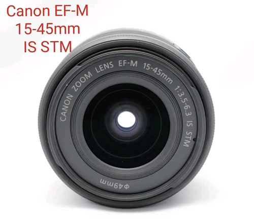 Canon EF-M 15-45mm IS STM Lens Excellent Condition Autofocus Zoom Lens