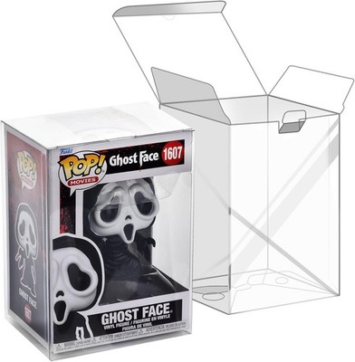 Lot of 5 10 Pop Protector Cases (0.4mm) for 4'' Funko POP! Vinyl Figures Box