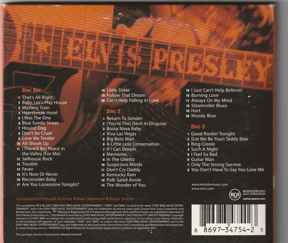 Elvis Presley – The Essential Elvis Presley - 3 CDS Limited Edition digipak - Image 2 of 2
