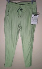 Cherokee Form Tapered 3 Pocket Drawstring Scrub Pants S Light Green Medical