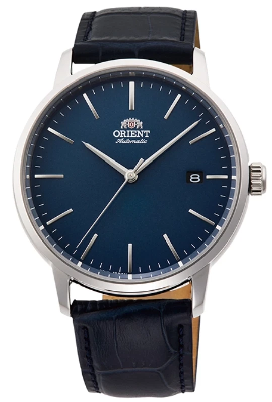 Orient Watch Automatic Watch Men's An Elegant Blue Watch with a Navy Strap