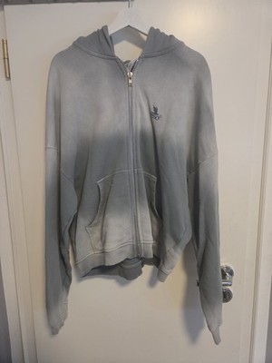 Peso Summer Raws Sunfaded Eagle Zip Hoodie Kapuzenpullover Blau Gr. M