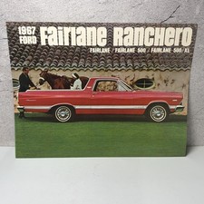 1967 Ford Dealer Fairlane Ranchero 500 Xl Sales Brochure Advertising Book 1967 Ford Dealer Fairlane Ranchero 500 Xl Sales Brochure Advertising Book