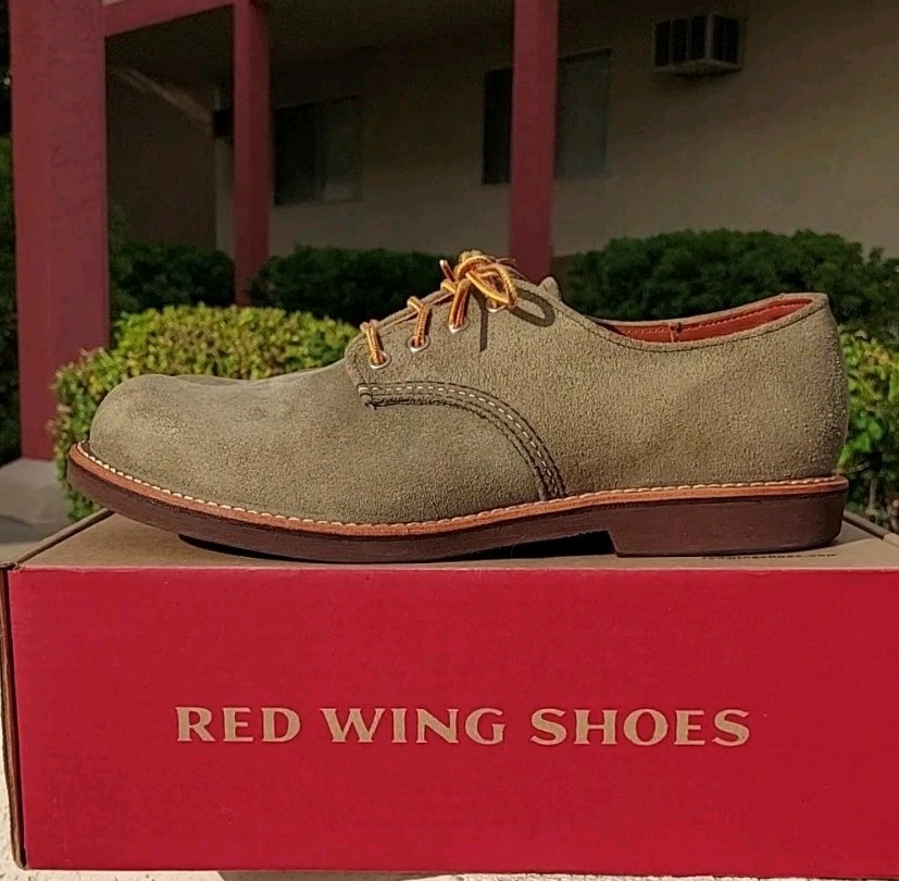 ULTRA RARE DISCONTINUED RED WING 8056 FOREMAN OXFORDS SAGE MOHAVE