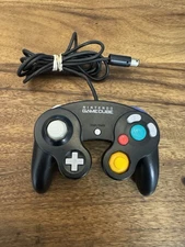 Nintendo GameCube Controller - Jet Black OEM (Tested/Works)