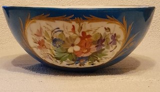 Grande Jatte Saladier Porcelaine de Paris XIXe Époque Napoléon III Style Sèvres
