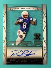 2022 Leaf Trinity Reggie Roberson Jr RC Clear SP Tennessee Titans 24/75 🔥🔥