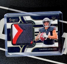 🔥2025 Panini Select - Jumbo Rookie Swatches Colston Loveland /99🔥3 Color Patch