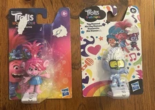 Dreamworks’ Trolls World Tour Play Figures Poppy & Tiny Diamond New In Box