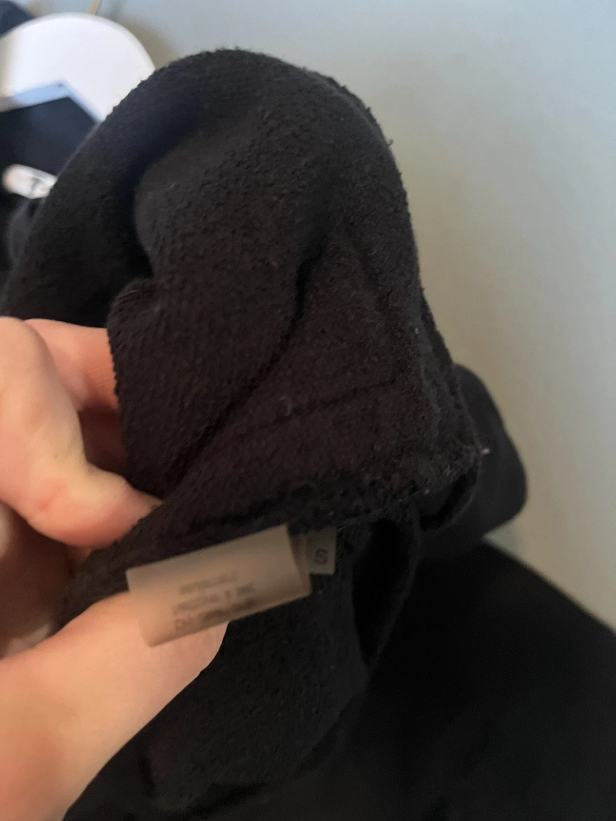 Felpa nera con cappuccio donna T By Alexander Wang taglia S