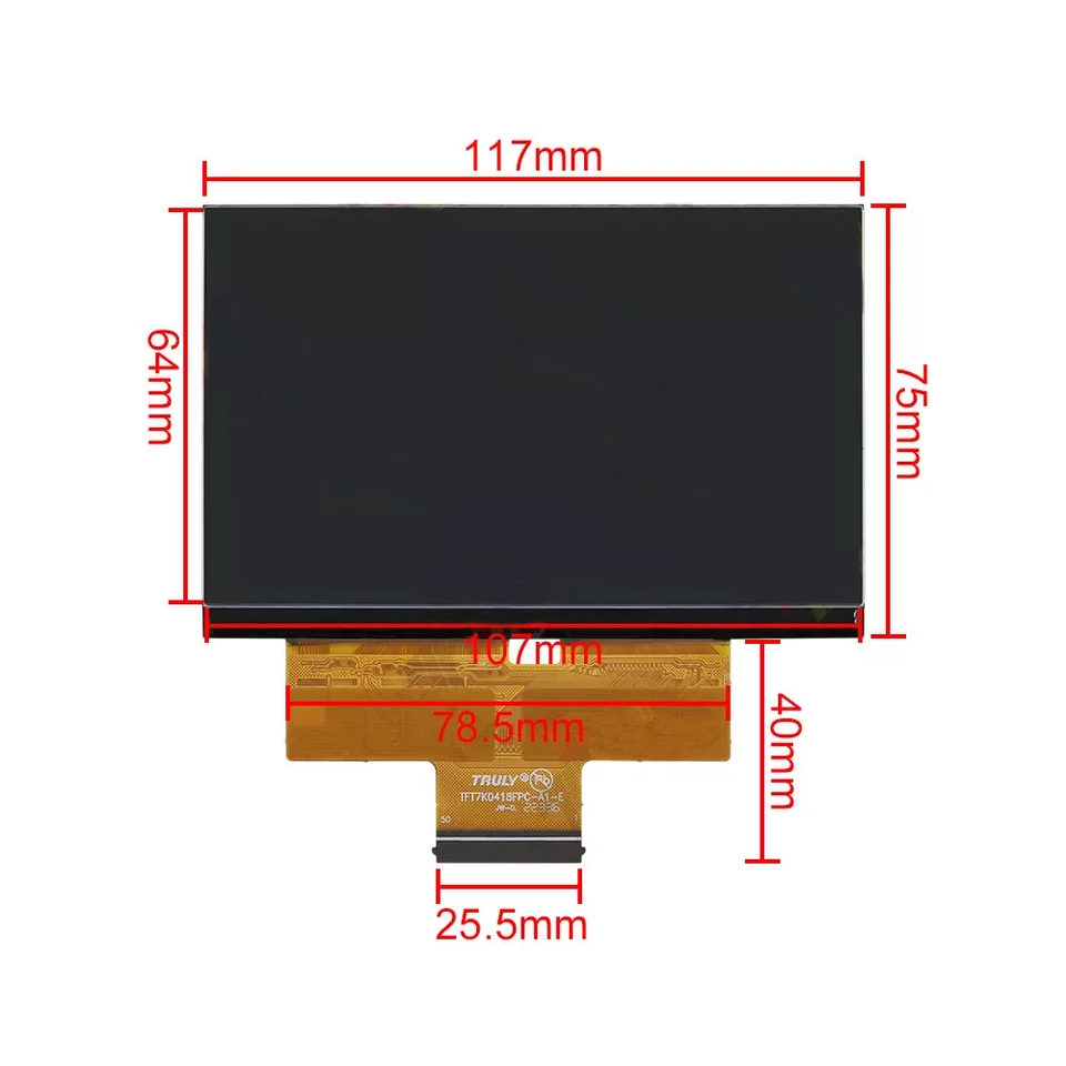 Tela sem luz de fundo para TRIUMPH SPEED TRIPLE S RS 800 1200 2018-2021 - Imagem 2 de 4