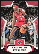 2019-20 Panini Chronicles Rookies & Stars Terence Davis RC #668 Toronto Raptors