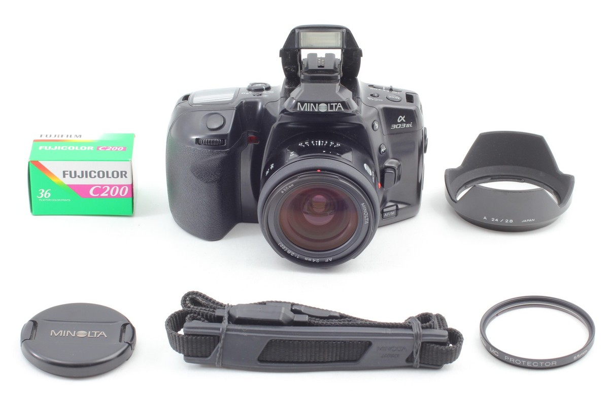 Near MINT] Minolta α 303si W/ minolta AF 24mm F2.8 From JAPAN | eBay