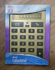 RadioShack Giant Calculator 65-1010 Oversized Desktop Tested Working Box Manual