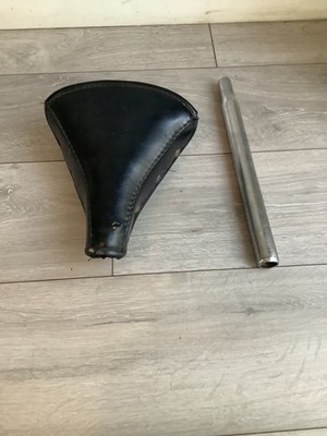 1966 RSW 16 Kompakt Sattel + lange Sattelstütze schön für das Alter kleiner Riss Gebrauch restaurieren