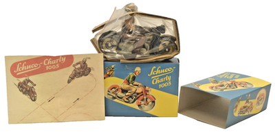VINTAGE SCHUCO CHARLY 1005 WIND-UP MOTORCYCLE TOY ORIGINAL BOX | eBay