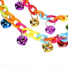Pet Small Birds Swing Bridge Colorful Acrylic Chain Ladder Toy For Playti