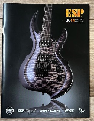 ESP Guitars & Basses Product Preview Catalog 2014