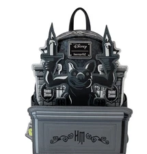 Loungefly Disney  Haunted Mansion Gargoyle Wallpaper Mini Backpack