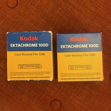 2 pack - KODAK EKTACHROME 100D 7285 Super 8 8mm Color Reversal Film