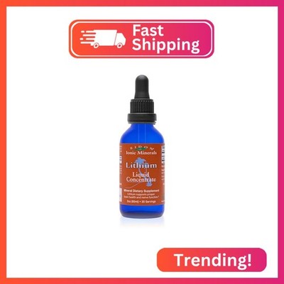 Eidon Ionic Minerals Liquid Lithium - Lithium Chloride Concentrate Supplement fo