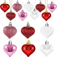 Valentine's Day Heart Ornaments for Tree - Valentine Ornaments Valentines Tree D