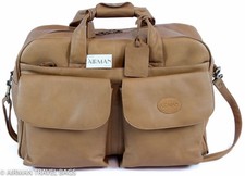 Weekender Leder - Reisetasche # 6 – Echtes Rindsleder – braun – Handgepäck -